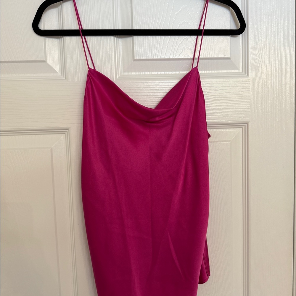 Cami NYC Fuchsia Draped Camisole